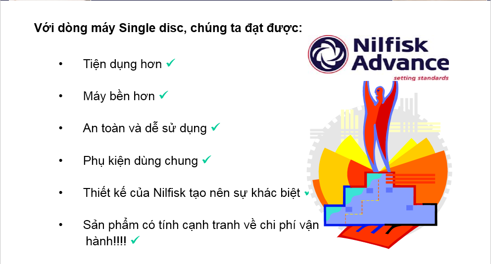 Với dòng máy single dics mang lại những lợi ích như: